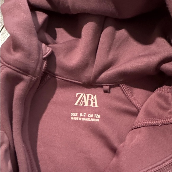 Girls purple Zara hoodie and pants set 7 - Picture 3 of 5